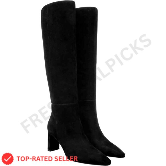 Coutgo Shoes - Brand New Coutgo Tall Boots 6.5 Black Chunky Heel